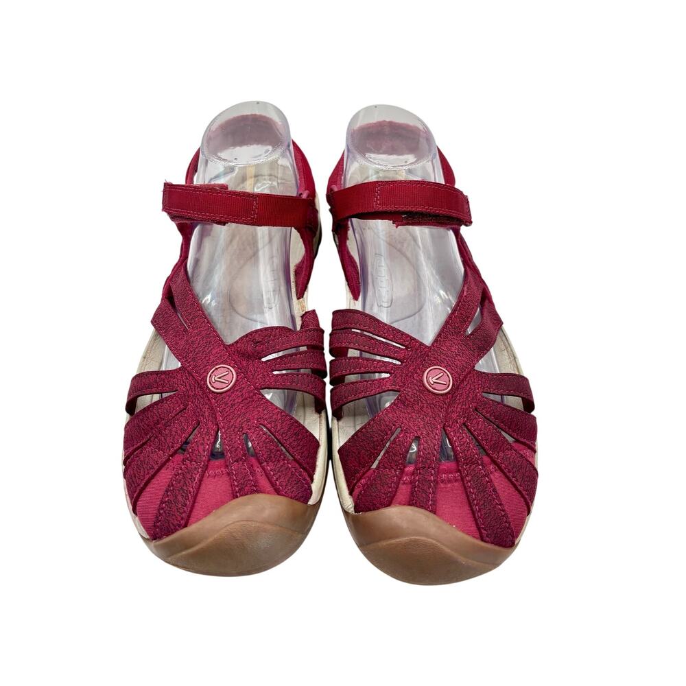 Keen Rose burgundy closed toe protection strappy waterproof sandals shoes sz 11
